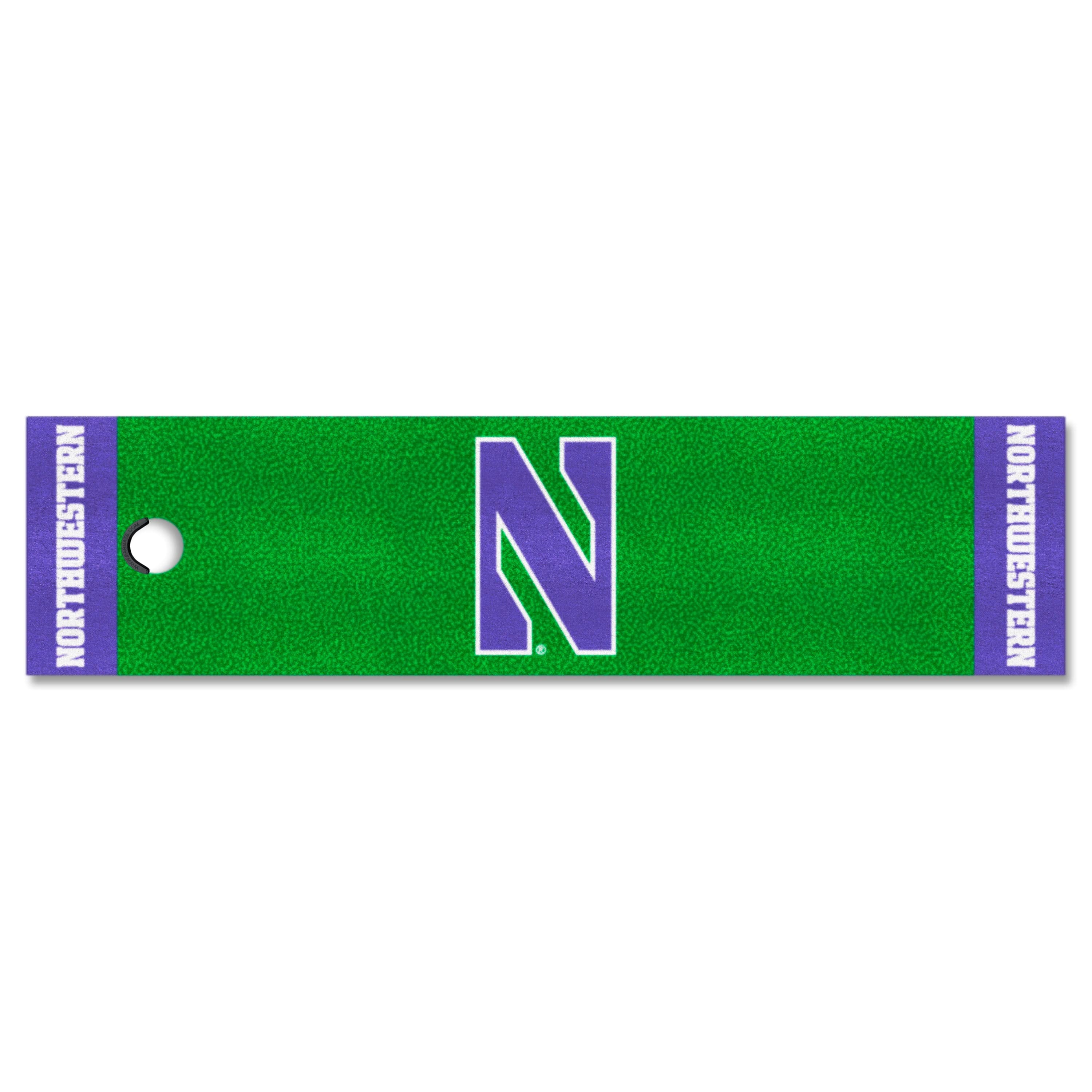Northwestern Wildcats Putting Green Mat - 1.5ft. x 6ft. - Northwestern