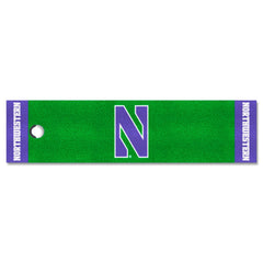 Northwestern Wildcats Putting Green Mat - 1.5ft. x 6ft. - Northwestern