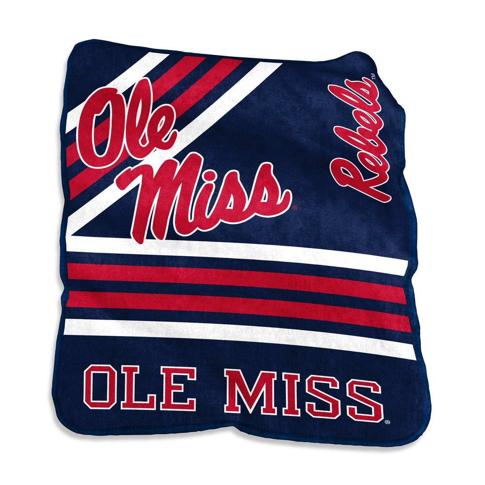 Mississippi (Ole Miss) Raschel Throw - Logo Brands - Flyclothing LLC