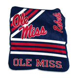 Mississippi (Ole Miss) Raschel Throw - Logo Brands - Flyclothing LLC