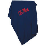 Ole Miss Sweatshirt Blanket (Screened) - Logo Brands - Flyclothing LLC