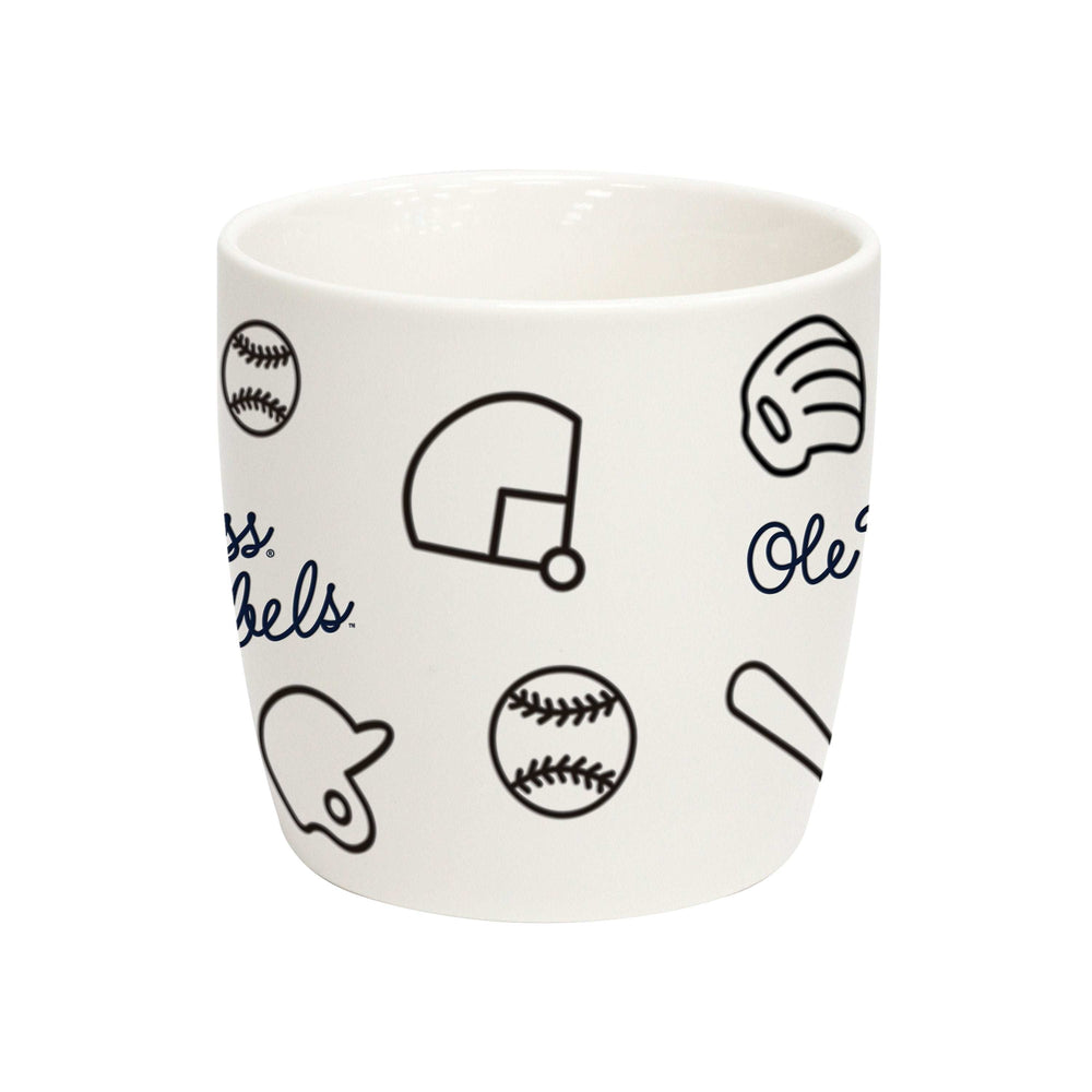 Ole Miss 18oz Baseball Playmaker Mug - Logo Brands - Flyclothing LLC