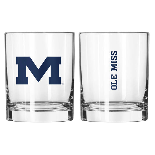 Ole Miss 14oz Gameday Rocks Glass - Logo Brands - Flyclothing LLC