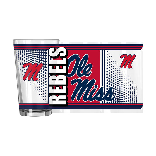 Ole Miss 16oz Hero Pint Glass - Logo Brands - Flyclothing LLC