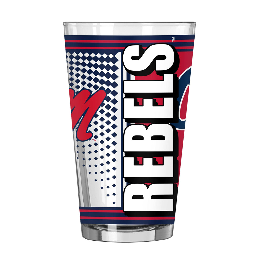 Ole Miss 16oz Hero Pint Glass - Logo Brands - Flyclothing LLC