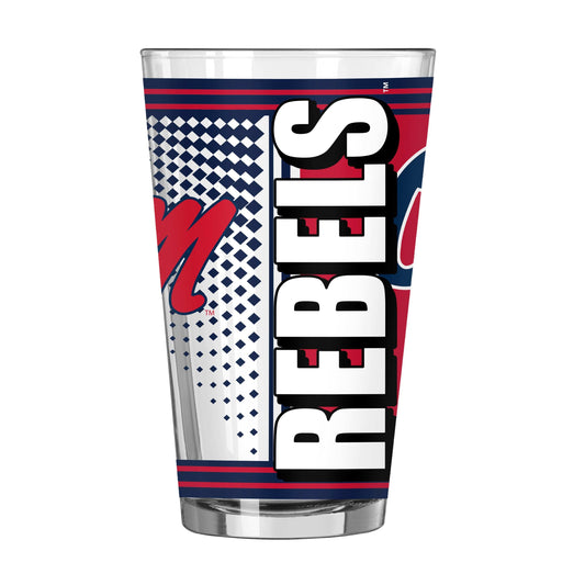 Ole Miss 16oz Hero Pint Glass - Logo Brands - Flyclothing LLC