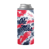 Ole Miss 12oz Tie Dye Slim Can Coolie - Logo Brands - Flyclothing LLC