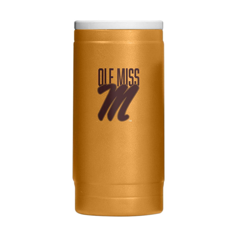 Mississippi Huddle Powder Coat Slim Can Coolie - Logo Brands - Flyclothing LLC