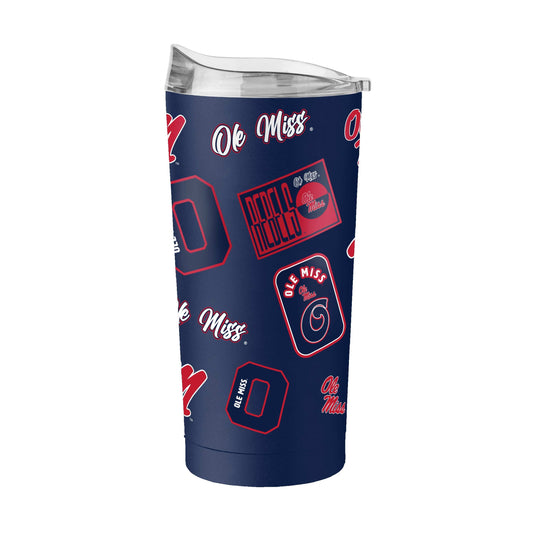 Ole Miss 20oz Dreamweave Powder Coat Tumbler - Logo Brands - Flyclothing LLC