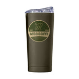Mississippi 20oz Badge Powder Coat Tumbler - Logo Brands - Flyclothing LLC