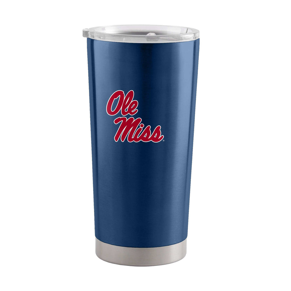 Ole Miss 20oz Letterman Stainless Tumbler - Logo Brands - Flyclothing LLC