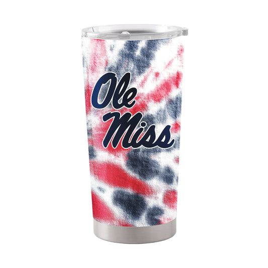 Ole Miss 20oz Tie Dye Stainless Tumbler - Logo Brands - Flyclothing LLC