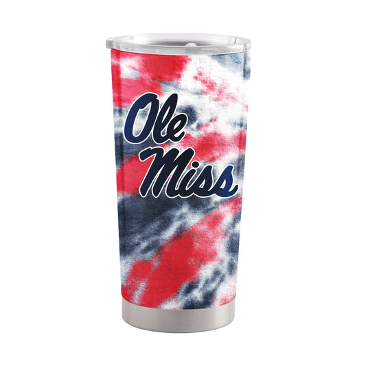 Ole Miss 20oz Tie Dye Stainless Tumbler - Logo Brands - Flyclothing LLC