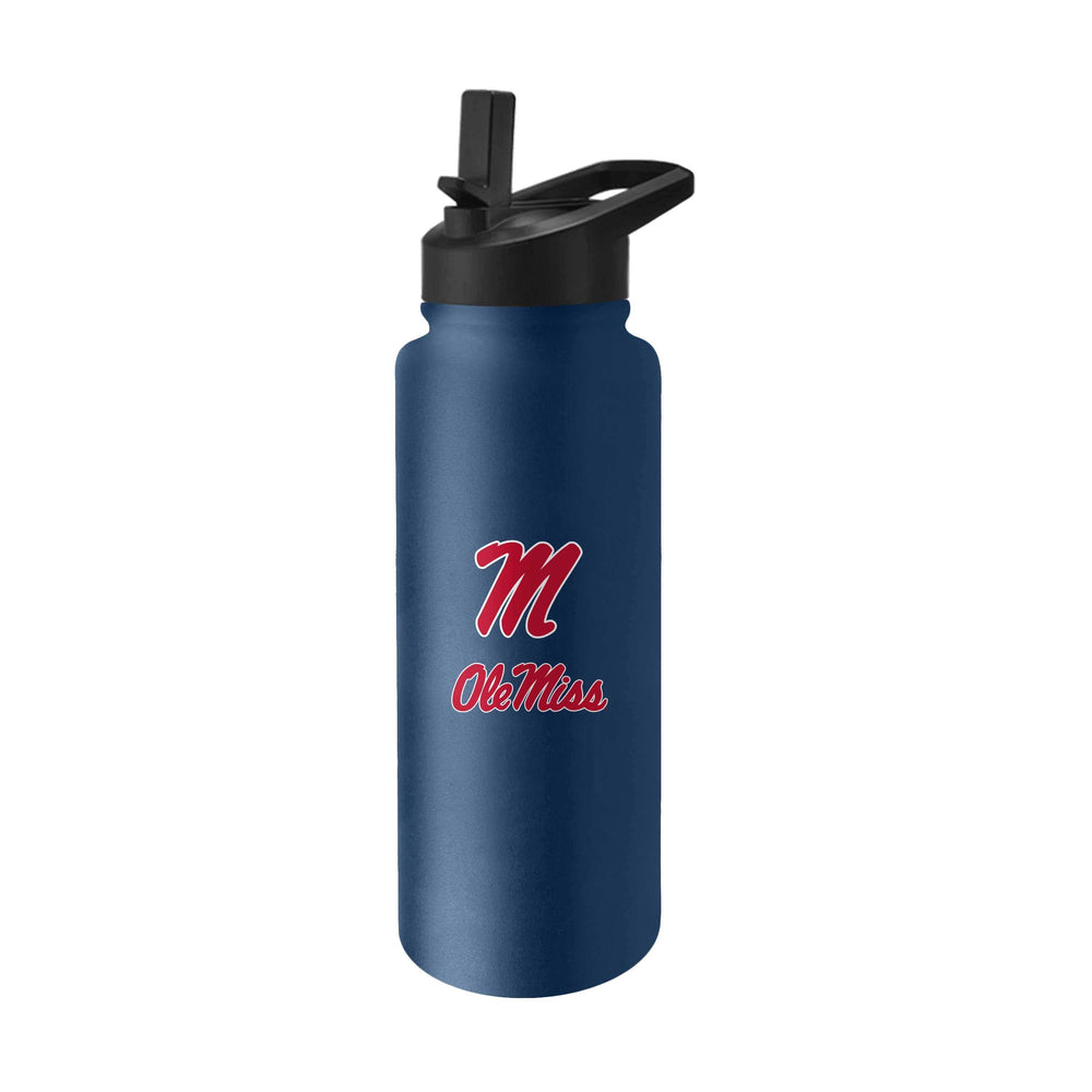 Ole Miss 34oz Campus Color Stainless Quencher Bottle - Logo Brands - Flyclothing LLC