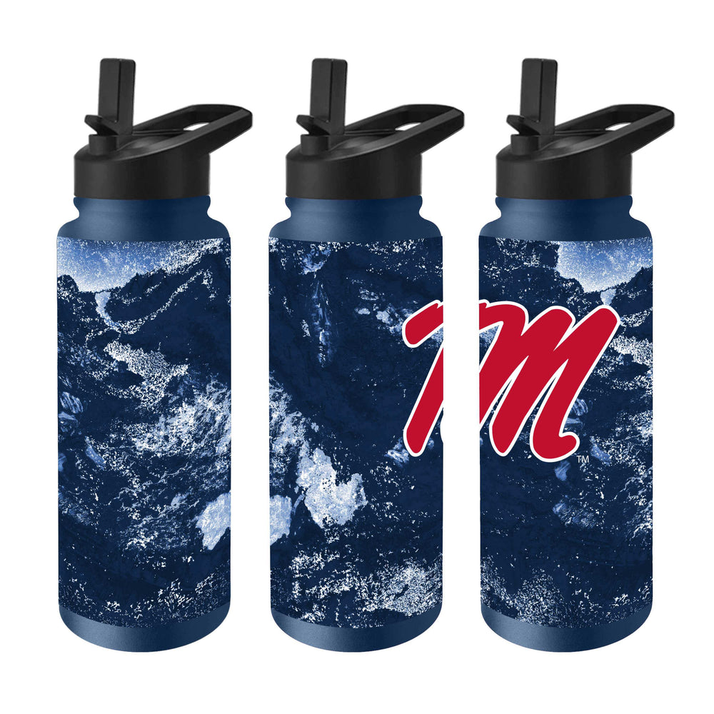 Ole Miss 34oz Camo Quencher Bottle - Logo Brands - Flyclothing LLC