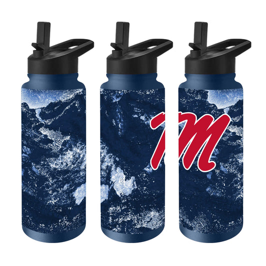 Ole Miss 34oz Camo Quencher Bottle - Logo Brands - Flyclothing LLC