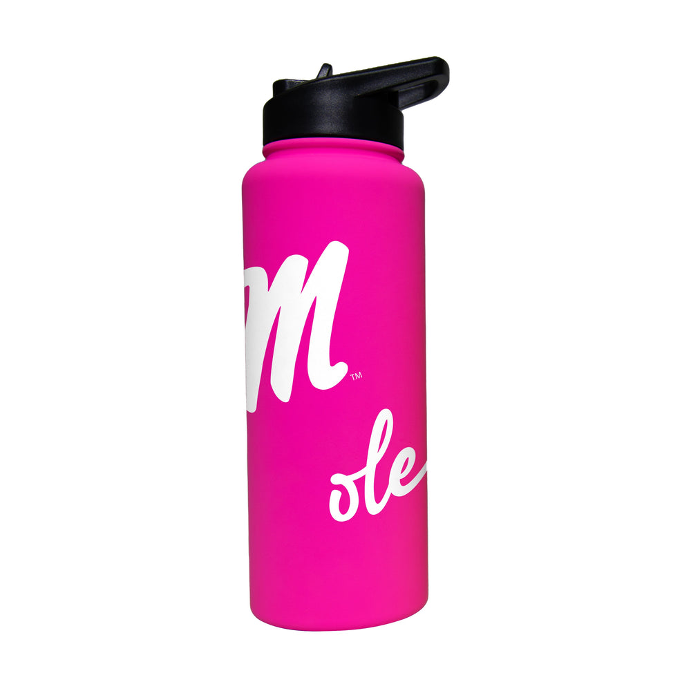 Ole Miss 34oz Electric Bold Soft Touch Quencher