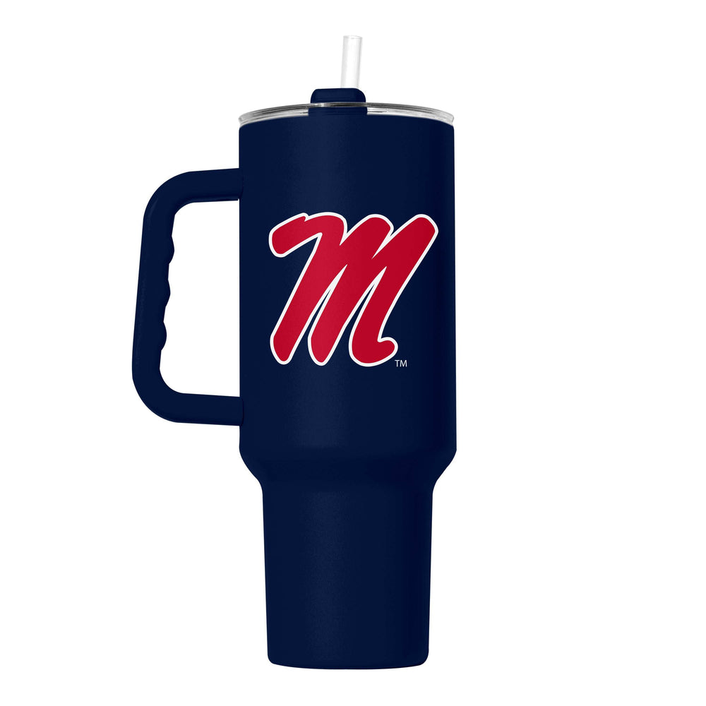 Ole Miss 40oz Flipside Powder Coat Tumbler - Logo Brands - Flyclothing LLC