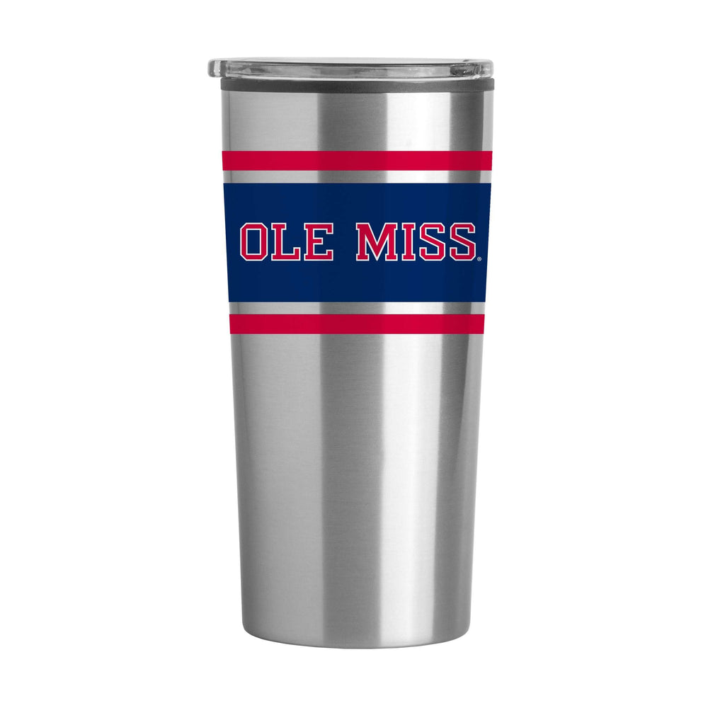 Ole Miss Stripe 20 oz Fusion Tumbler - Logo Brands - Flyclothing LLC
