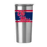 Ole Miss Stripe 20 oz Fusion Tumbler - Logo Brands - Flyclothing LLC