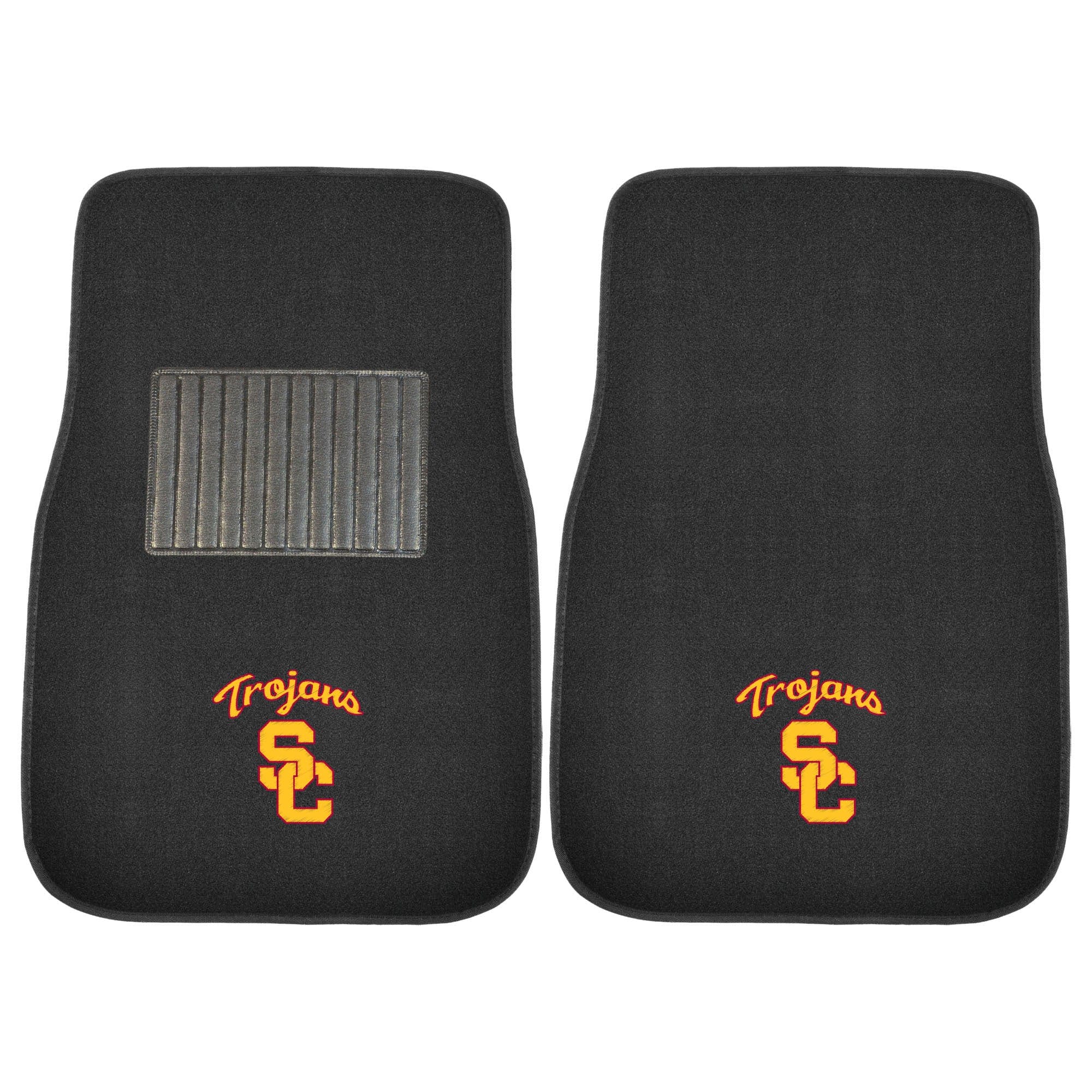 Southern California Trojans Embroidered Car Mat Set - 2 Pieces