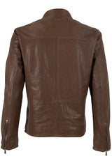 Lewon UF Leather Jacket Brown