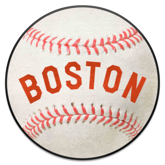 Boston Red Sox Baseball Rug - 27in. Diameter 1908 Retro Logo - Boston Red Sox