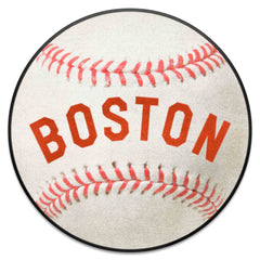 Boston Red Sox Baseball Rug - 27in. Diameter 1908 Retro Logo - Boston Red Sox