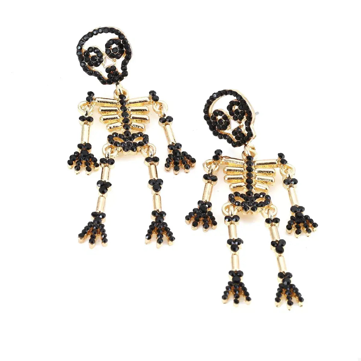 Halloween Skeleton Statement Earrings - Trendsi - Flyclothing LLC