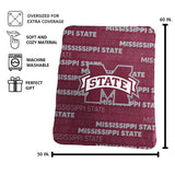 Mississippi State Classic Throw - Logo Brands - Flyclothing LLC