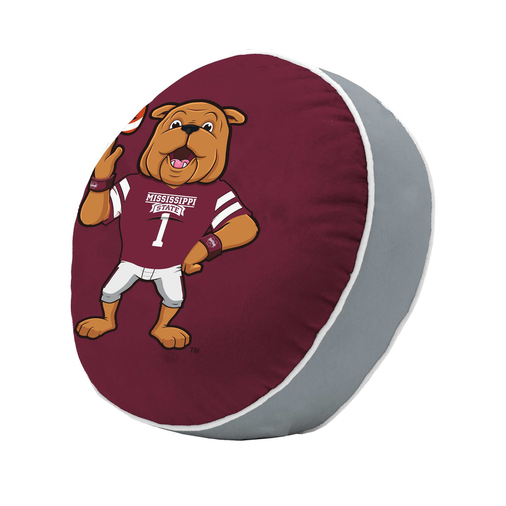 Mississippi State Football Bulldog Puff Pillow - Logo Brands - Flyclothing LLC