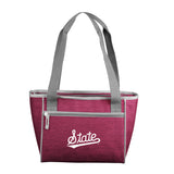 Mississippi State Script Gray 16 Can Cooler Tote