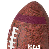 Mississippi State Team Stripe Official-Size Composite Football - Logo Brands - Flyclothing LLC