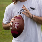 Mississippi State Team Stripe Official-Size Composite Football
