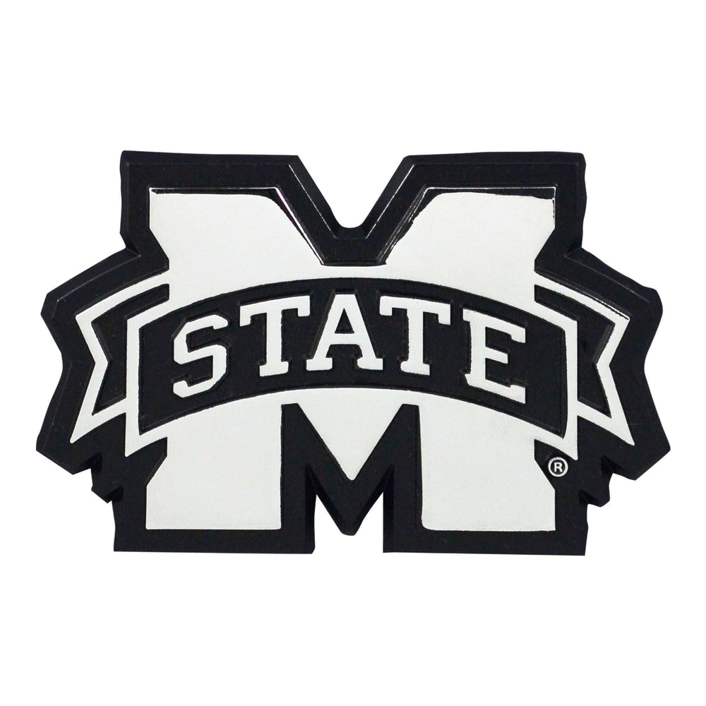 Mississippi State University Chrome Emblem - Logo Brands - Flyclothing LLC