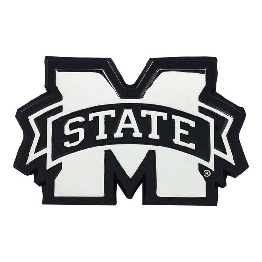 Mississippi State University Chrome Emblem - Logo Brands - Flyclothing LLC