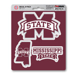 Mississippi State University Decal 3-pk