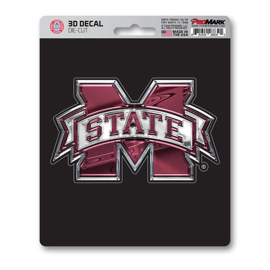 Mississippi State University 3D Decal - Logo Brands - Flyclothing LLC