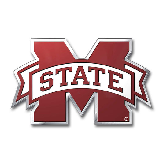 Mississippi State University Embossed Color Emblem - Logo Brands - Flyclothing LLC