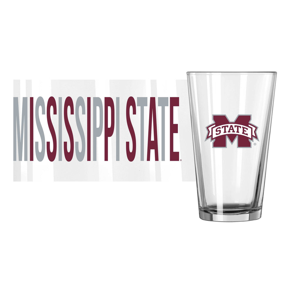 Mississippi State 16oz Overtime Pint Glass - Logo Brands - Flyclothing LLC