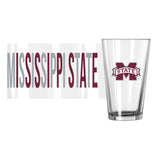 Mississippi State 16oz Overtime Pint Glass - Logo Brands - Flyclothing LLC