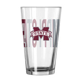 Mississippi State 16oz Overtime Pint Glass - Logo Brands - Flyclothing LLC