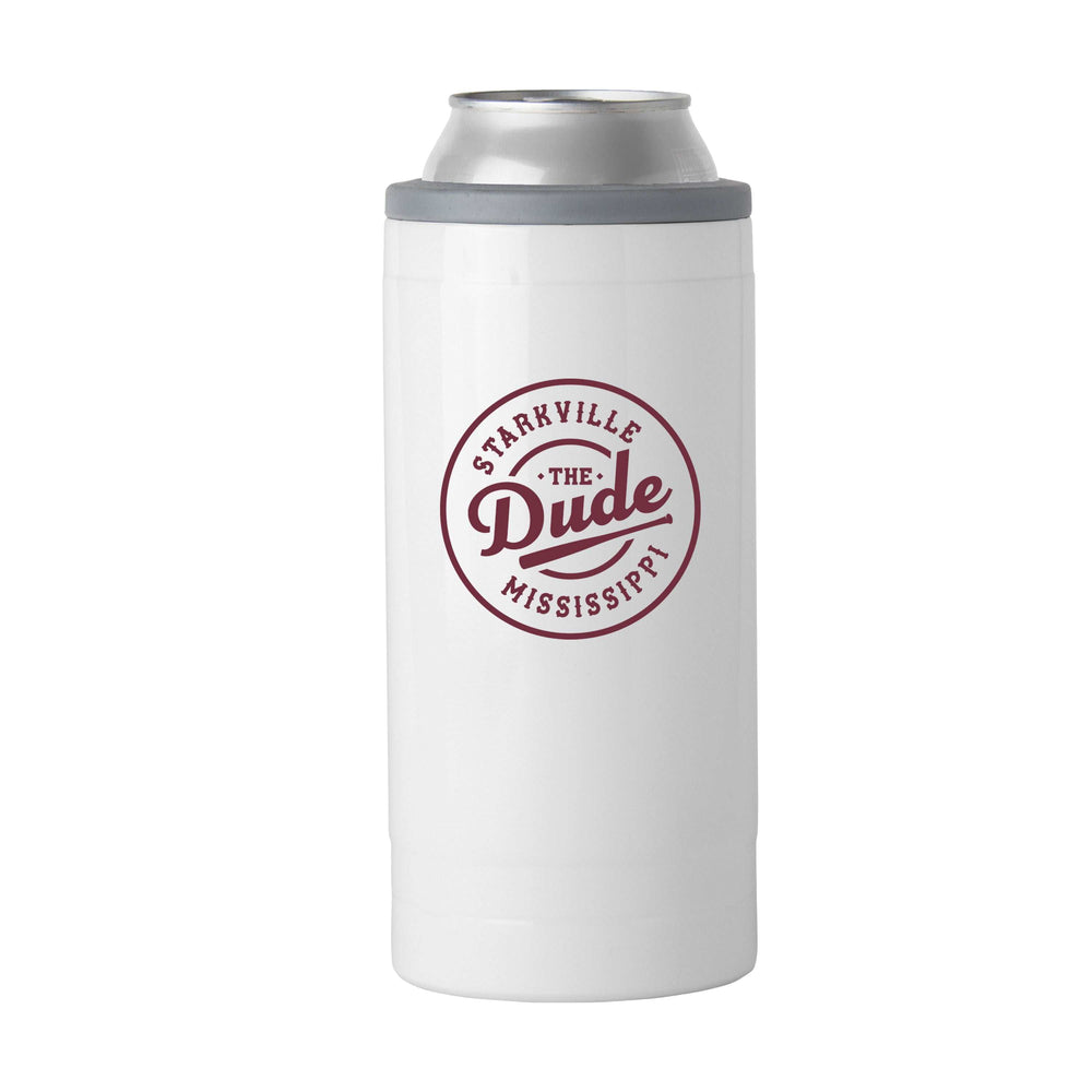 Mississippi State 12oz The Dude Slim Can Coolie - Logo Brands - Flyclothing LLC