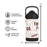 Mississippi State 12oz Mascot SS Kids Bottle - Logo Brands - Flyclothing LLC