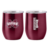 Mississippi State 16oz Gameday Stainless Curved Beverage - Logo Brands - Flyclothing LLC