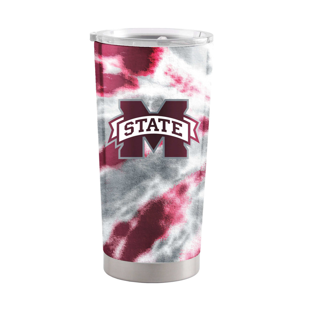 Mississippi State 20oz Tie Dye Stainless Steel Tumbler - Logo Brands - Flyclothing LLC