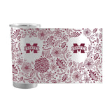 Mississippi State 20oz Botanical Stainless Steel Tumbler - Logo Brands - Flyclothing LLC