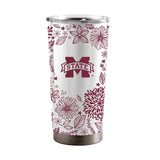 Mississippi State 20oz Botanical Stainless Steel Tumbler - Logo Brands - Flyclothing LLC