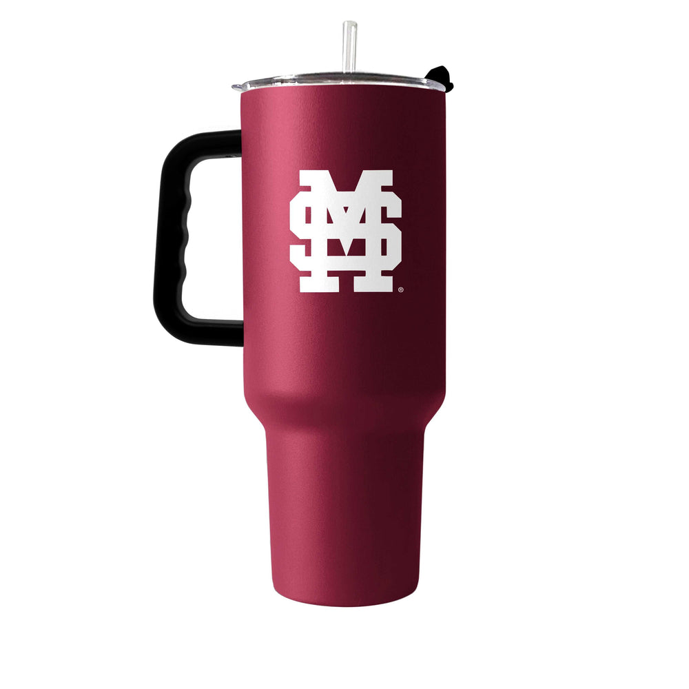 Mississippi State 40oz Interlocked MS Powder Coat Tumbler - Logo Brands - Flyclothing LLC