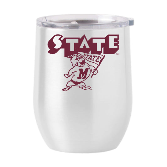 Mississippi State 16oz Arcade Stainless Curved Beverage - Logo Brands - Flyclothing LLC